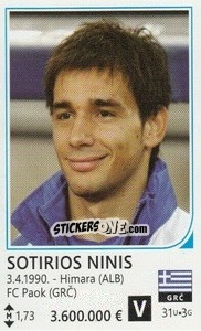 Sticker Sotiris Ninis - Brazil 2014 - Rafo
