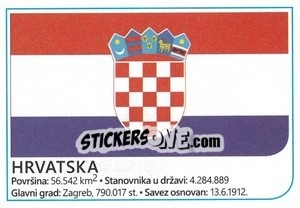 Sticker Flag - Brazil 2014 n. 201 - Rafo