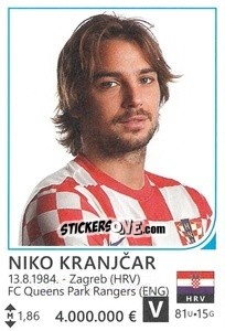 Sticker Niko Kranjcar - Brazil 2014 - Rafo