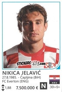 Sticker Nikica Jelavic - Brazil 2014 - Rafo
