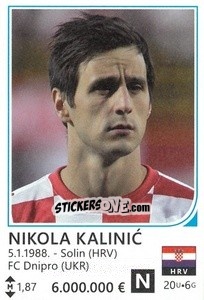 Sticker Nikola Kalinic - Brazil 2014 n. 214 - Rafo