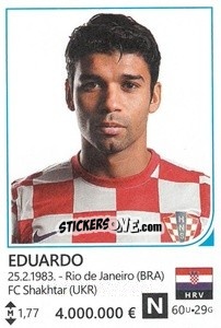 Sticker Eduardo da Silva - Brazil 2014 n. 216 - Rafo