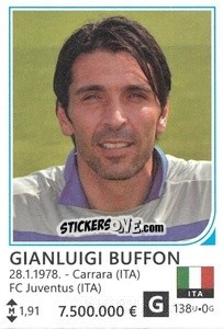 Sticker Gianluigi Buffon - Brazil 2014 n. 235 - Rafo