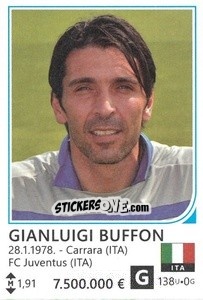 Sticker Gianluigi Buffon - Brazil 2014 - Rafo