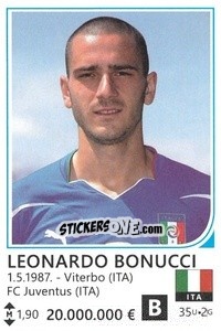 Sticker Leonardo Bonucci - Brazil 2014 n. 237 - Rafo