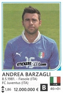 Figurina Andrea Barzagli - Brazil 2014 - Rafo