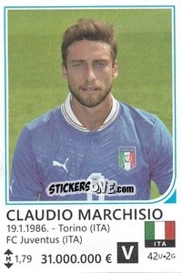 Sticker Claudio Marchisio - Brazil 2014 n. 243 - Rafo