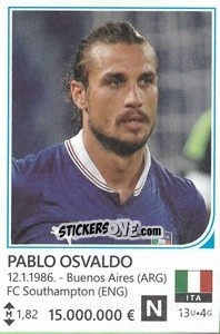 Sticker Pablo Osvaldo - Brazil 2014 - Rafo