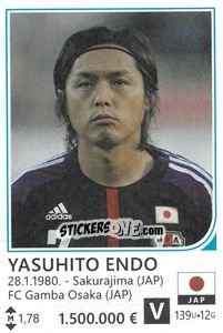 Sticker Yasuhito Endo - Brazil 2014 n. 260 - Rafo