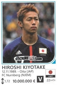 Sticker Hiroshi Kiyotake - Brazil 2014 n. 261 - Rafo