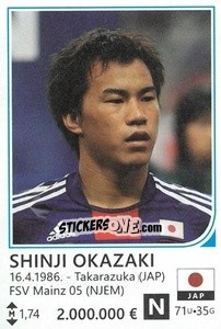 Cromo Shinji Okazaki