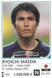 Sticker Ryoichi Maeda - Brazil 2014 n. 265 - Rafo