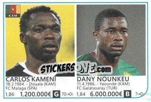 Sticker Carlos Kameni / Dany Nounkeu