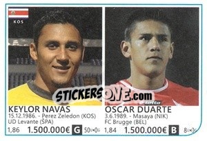 Sticker Keylor Navas / Oscar Duarte - Brazil 2014 - Rafo