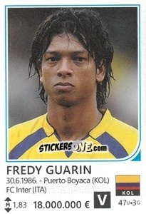 Sticker Fredy Guarin - Brazil 2014 - Rafo