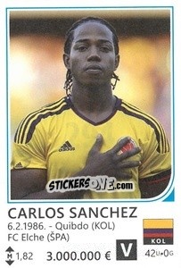 Sticker Carlos Sanchez - Brazil 2014 - Rafo