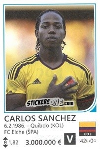 Figurina Carlos Sanchez - Brazil 2014 - Rafo