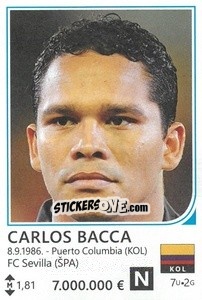 Sticker Carlos Bacca - Brazil 2014 n. 298 - Rafo