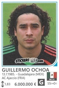 Sticker Guillermo Ochoa - Brazil 2014 n. 302 - Rafo
