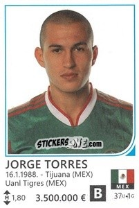 Cromo Jorge Torres