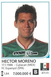 Cromo Hector Moreno - Brazil 2014 - Rafo