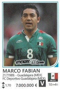 Sticker Marco Fabian - Brazil 2014 n. 309 - Rafo