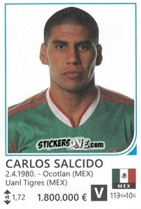 Sticker Carlos Salcido - Brazil 2014 - Rafo