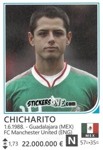 Figurina Javier Hernández Chicharito - Brazil 2014 - Rafo