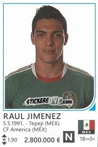 Cromo Raul Jimenez - Brazil 2014 - Rafo