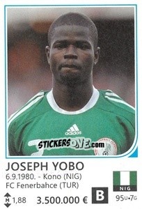 Sticker Joseph Yobo - Brazil 2014 - Rafo