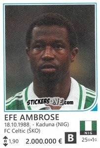 Sticker Efe Ambrose - Brazil 2014 - Rafo