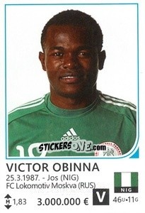 Sticker Victor Obinna - Brazil 2014 - Rafo