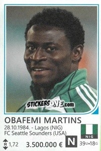 Figurina Obafemi Martins - Brazil 2014 - Rafo