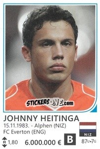 Sticker John Heitinga - Brazil 2014 - Rafo