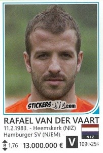 Cromo Rafael van der Vaart