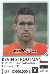 Sticker Kevin Strootman - Brazil 2014 n. 345 - Rafo
