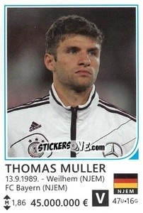 Sticker Thomas Muller - Brazil 2014 - Rafo