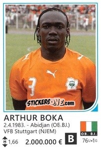 Sticker Arthur Boka - Brazil 2014 n. 371 - Rafo