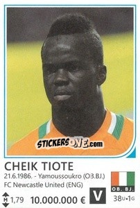 Sticker Cheick Tiote - Brazil 2014 - Rafo