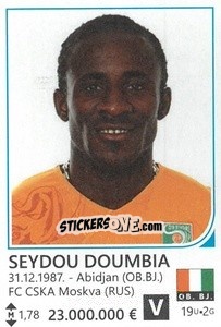 Sticker Seydou Doumbia - Brazil 2014 - Rafo