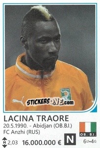 Sticker Lacina Traore - Brazil 2014 - Rafo