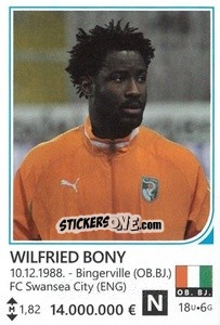 Cromo Wilfried Bony - Brazil 2014 - Rafo