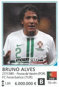 Sticker Bruno Alves - Brazil 2014 n. 390 - Rafo