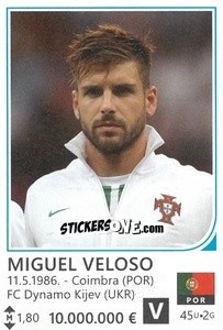 Sticker Miguel Veloso - Brazil 2014 - Rafo