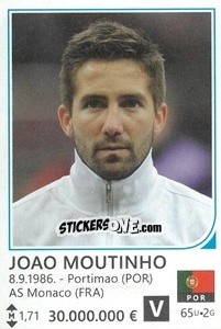 Sticker Joao Moutinho - Brazil 2014 n. 393 - Rafo
