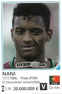 Sticker Nani - Brazil 2014 - Rafo