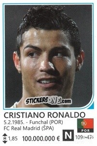 Sticker Cristiano Ronaldo - Brazil 2014 n. 398 - Rafo