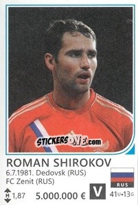 Figurina Roman Shirokov - Brazil 2014 - Rafo