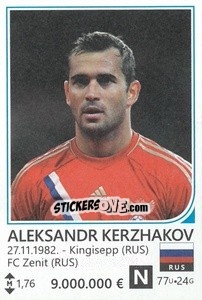 Sticker Aleksandr Kerzhakov - Brazil 2014 n. 418 - Rafo