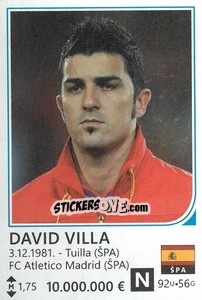 Sticker David Villa